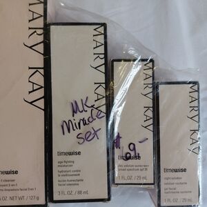 Mary Kay TimeWise NIB Miracle 4 Full Size Set Discontinued, Vintage NOS